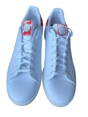 Adidas Stan Smith White Orange (End Plastic Waste) GZ7767 Mens 12 NEW